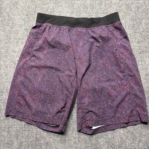 Lululemon T.H.E. Shorts Mens XL Purple 10" Unlined Performance